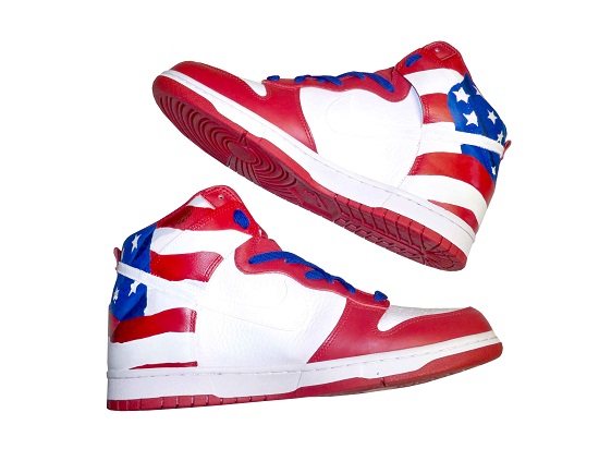 Captain America Team USA Soccer Dunk by Sole Junkie