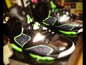 green-black-air-jordan-custom-vi-el-cappy green-black-air-jordan-custom-vi-el-cappy