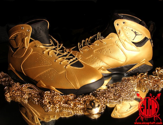 Air Jordan 7 ASAP Rocky Goldie Video Shoes (3)
