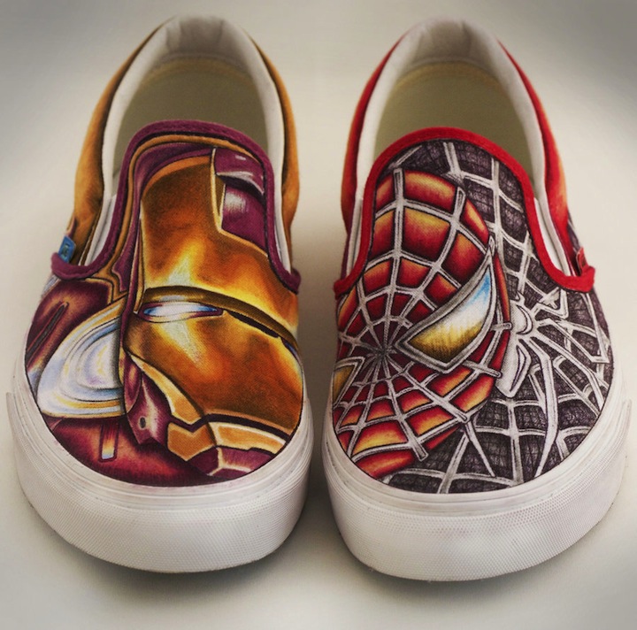 Ironman_vs_Spiderman-custom-shoes-jordanmendenhall
