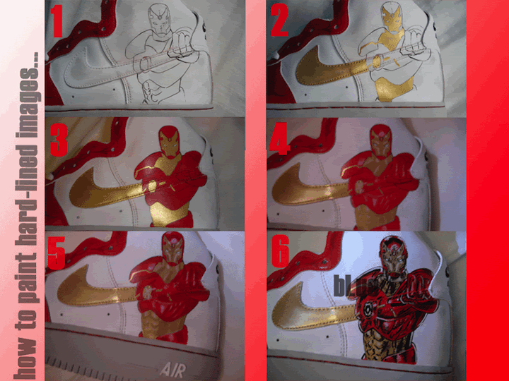 how-to-paint-custom-shoes-comic-book-iron-man-blue-2