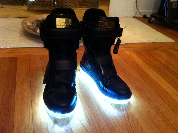 Tron Legacy & Daft Punk Helmet Lighting Designer's SOLElites Custom Shoes